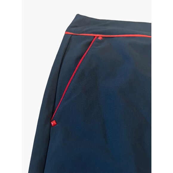 Greg Norman Ml75 Team Pull-on Skort Golf Size 10 Navy Blue with Red New with Tag - Picture 3 of 6